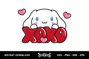 cinnamoroll XOXO SVG