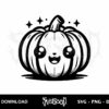 cute pumpkin vector free