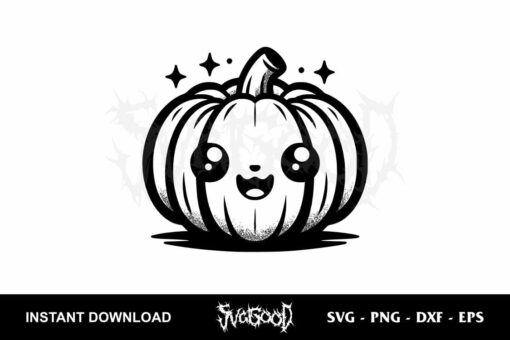 Cute Pumpkin Vector Free