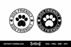 Dog Friendly SVG
