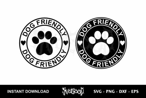 dog friendly svg