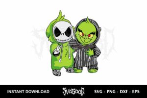 grinch and jack skellington svg