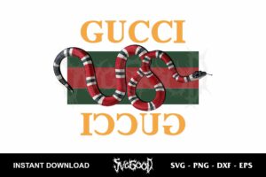 gucci snake logo svg cricut