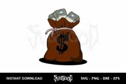 Money Bag SVG Vector