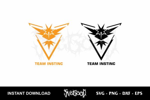 pokemon go team instinc svg cricut