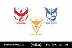 Pokemon Go Team Logo SVG