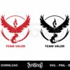 pokemon go team valor svg cricut