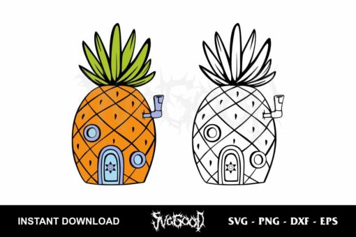 Spongebob House SVG Cricut