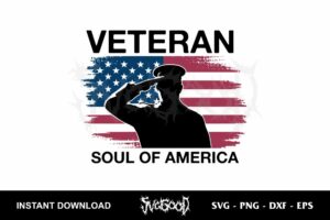 veteran soul of america svg