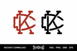 KC Arrowhead SVG Cricut