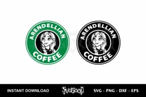 arendellian coffee svg cricut