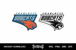 Charlotte Bobcats Logo SVG Cricut