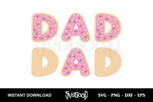 donut dad svg cricut