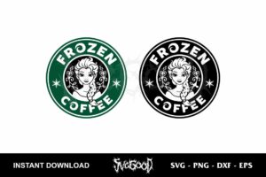 frozen coffee svg cricut