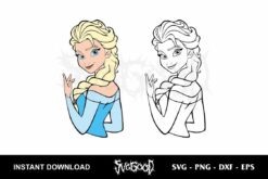 Frozen Elsa SVG Cricut