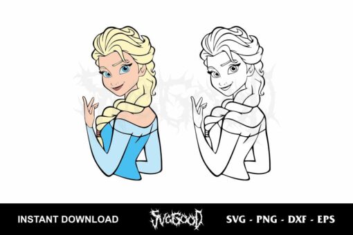 Frozen Elsa SVG Cricut
