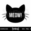 meow cat svg cricut