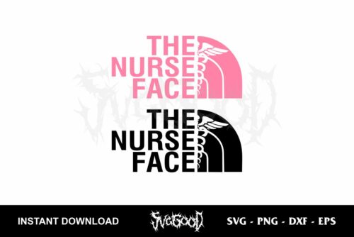 the nurse face svg cricut