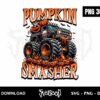 PUMPKIN SMASHER PNG HALLOWEEN MONSTER TRUCK PNG