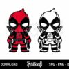 baby deadpool svg cricut