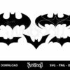 batman logo silhouette svg