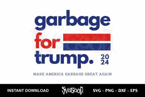 garbage for trump 2024 svg