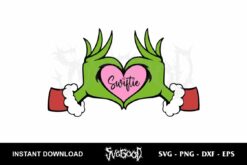 Grinch Hand Swiftie SVG