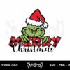 grinch merry christmas svg