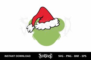 grinch mickey head svg