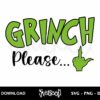 grinch please svg cricut