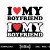 i love my boyfriend svg cut file