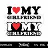 i love my girlfriend svg cut file