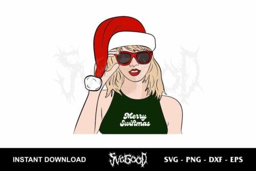 merry swiftmas svg taylor swift svg