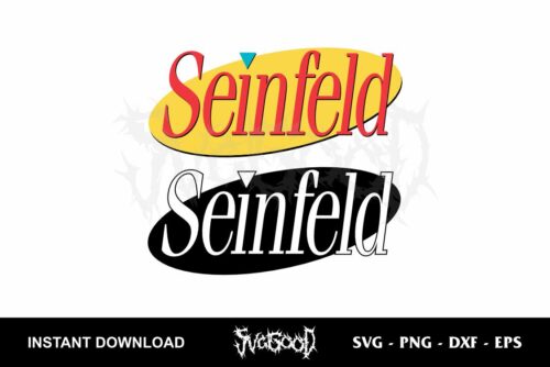 seinfeld logo svg cricut