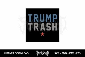 trump trash svg