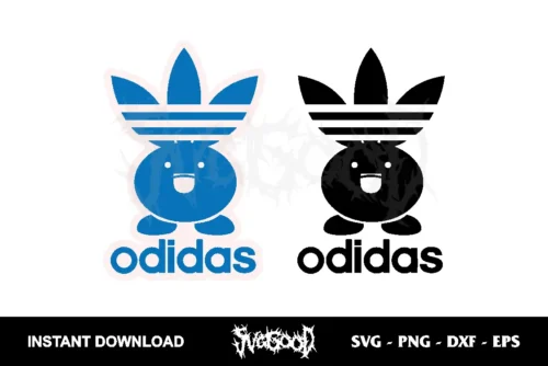 adidas oddish pokemon svg