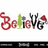 Believe Christmas Grinch SVG 3 believe christmas grinch svg