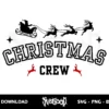 Christmas Crew Reindeer SVG 3 christmas crew reindeer svg cricut
