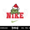 christmas nike grinch svg