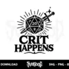 crit happen dungeons and dragons svg