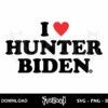 i love hunter biden svg