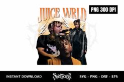 juice wrld tshirt design png