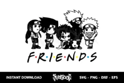 naruto friends svg clipart