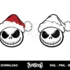santa jack skellington svg cricut