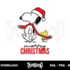 Snoopy Merry Christmas SVG 2 snoopy merry christmas svg