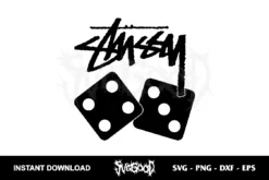 Stussy Dice SVG Cricut