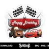 Lightning Mcqueen Cake Topper PNG 2 Lightning Mcqueen cake topper png printable