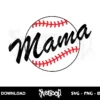 Baseball Mama SVG 3 baseball mama svg