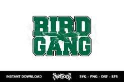 Bird Gang Eagles Silhouette SVG Cricut