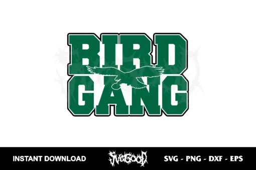 Bird Gang Eagles Silhouette SVG Cricut